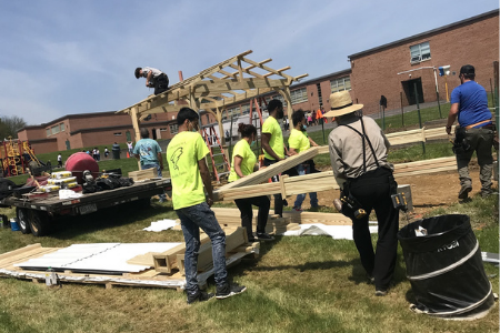 Pavillion install